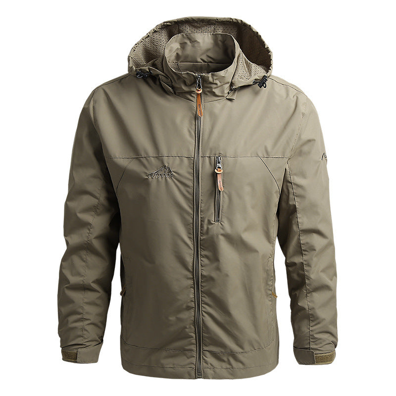Hooded Casual Jacket for Men - Full Zip - Image 4