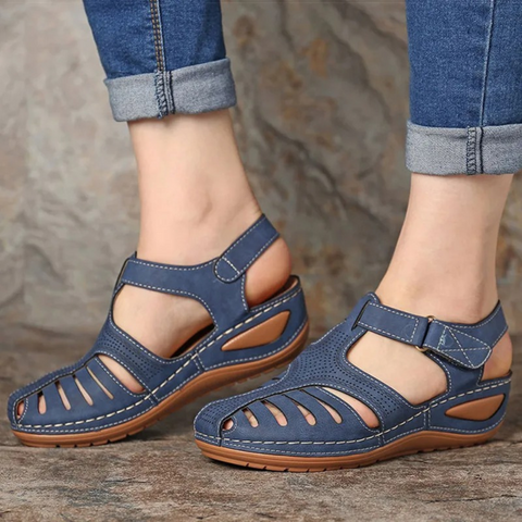 Image of Women's Ankle Strap Wedge Sandals