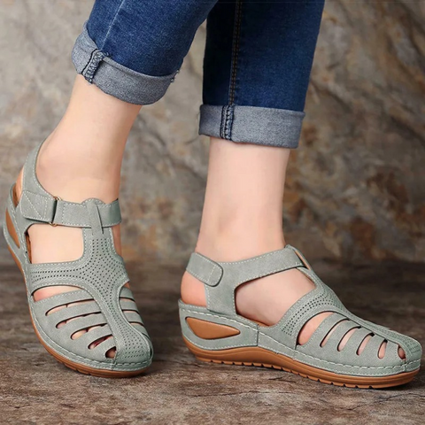 Image of Women's Ankle Strap Wedge Sandals
