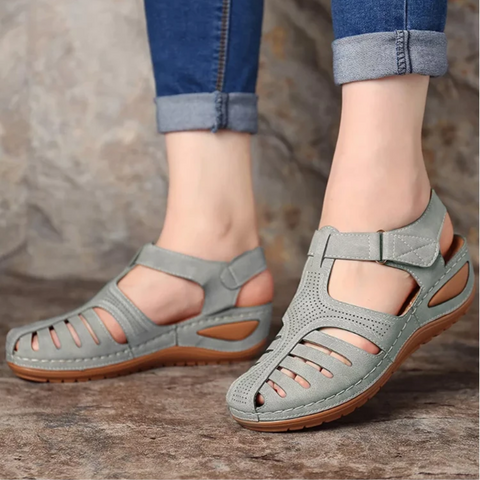 Image of Women's Ankle Strap Wedge Sandals
