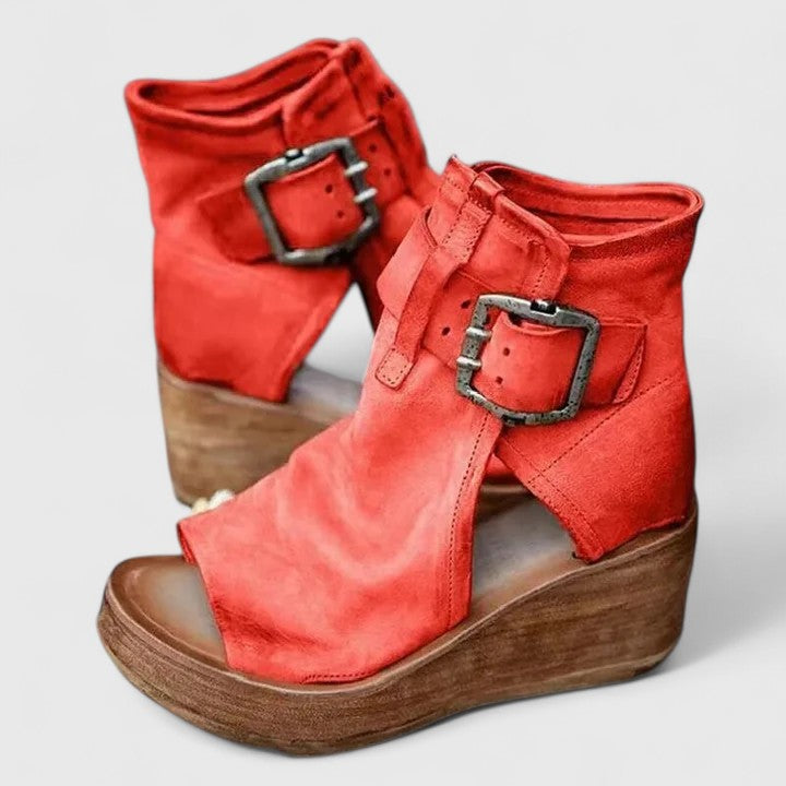 Image of Women's Open Toe Wedge Sandals
